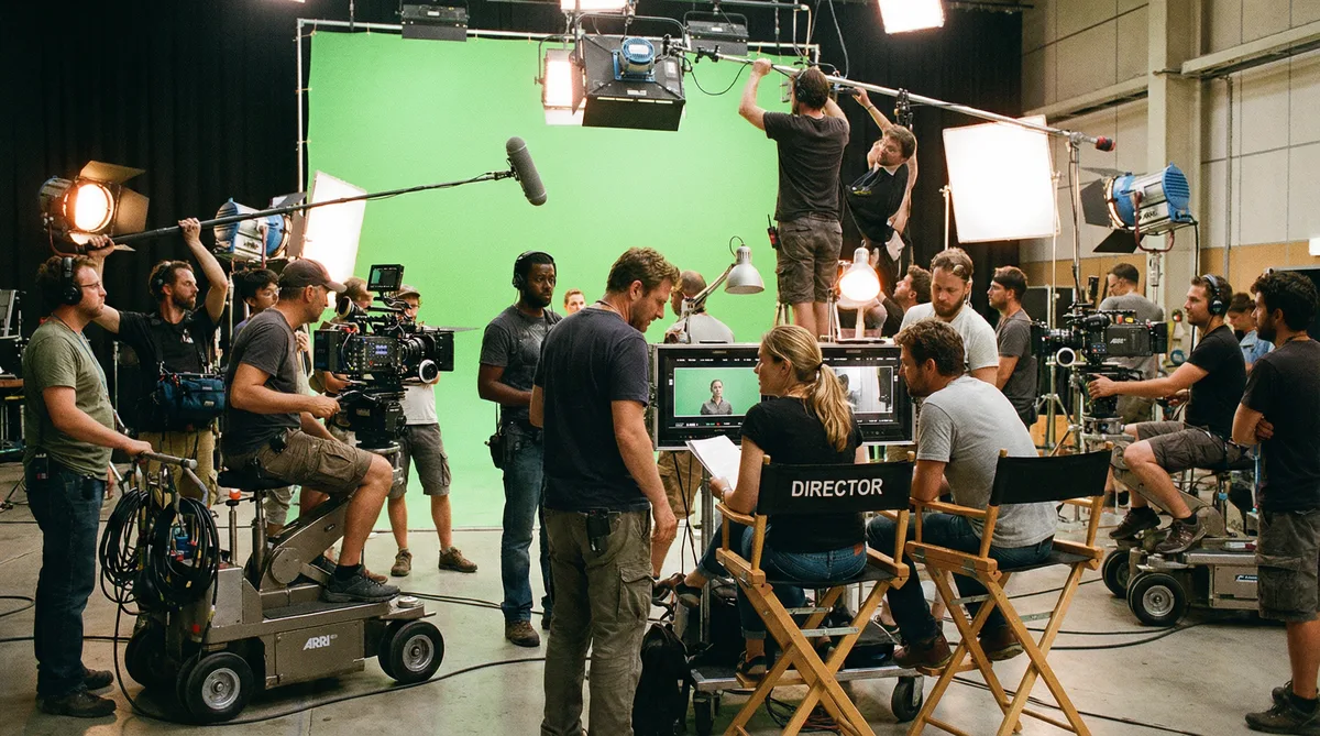 海角社区国际影视合作拍摄现场实景